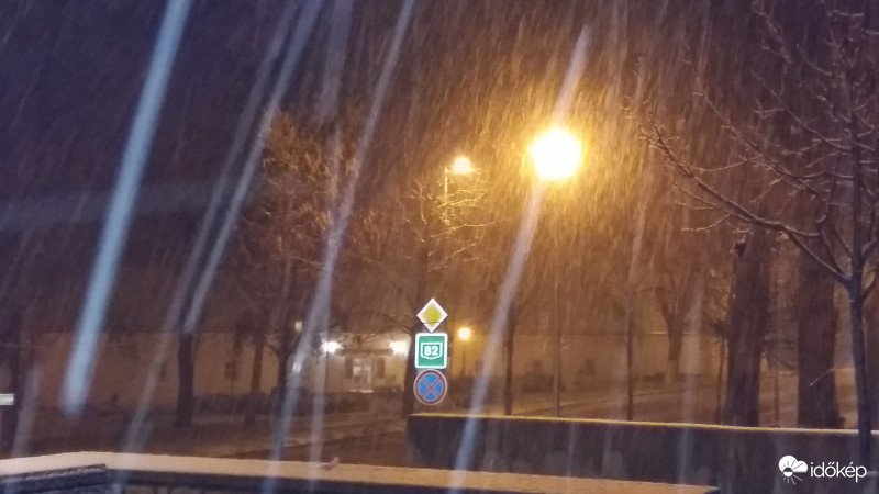 Első havas nap Zirc 