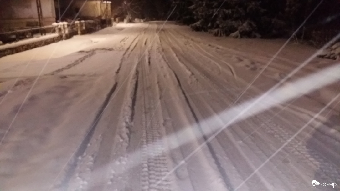 Havas,fagyos novemberI utak mentén 