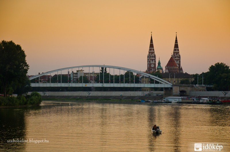 A Tisza Szegednél.