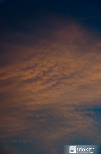 Felhők Szegedről nézve