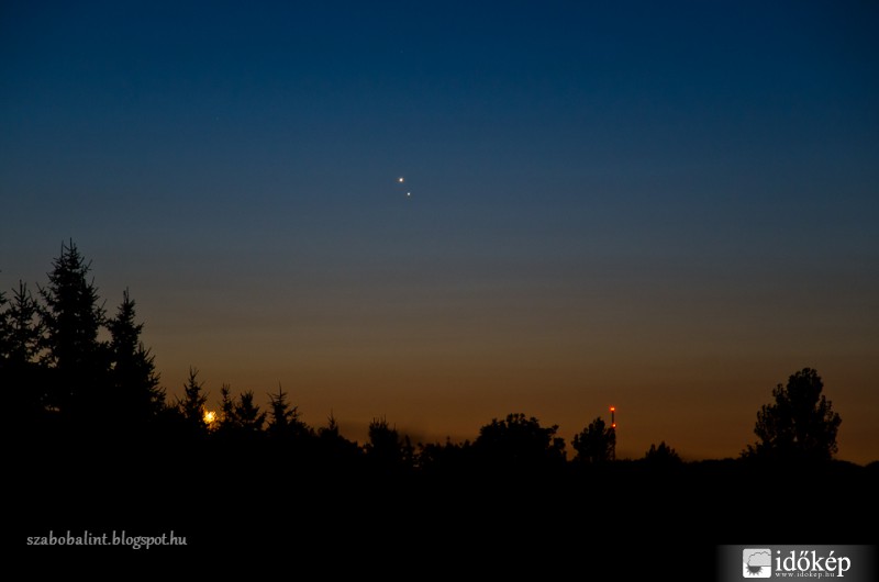 Vénusz-Jupiter együttállás