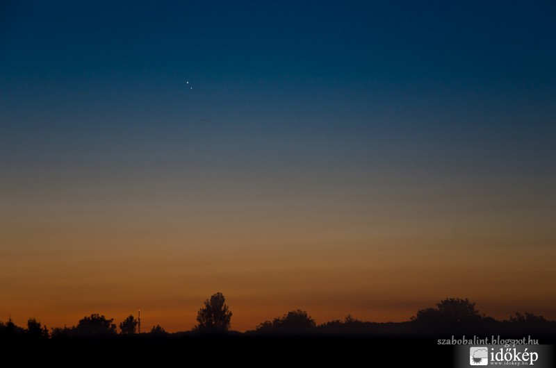 Vénusz-Jupiter együttállás