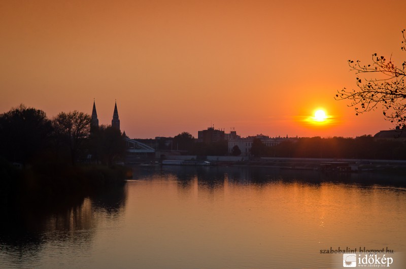 Szegedi naplemente
