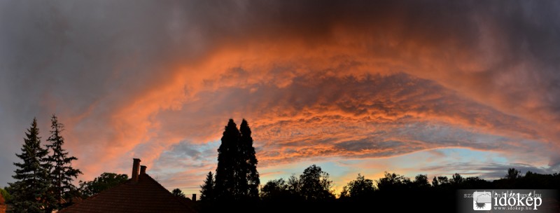 Naplemente Szegeden.