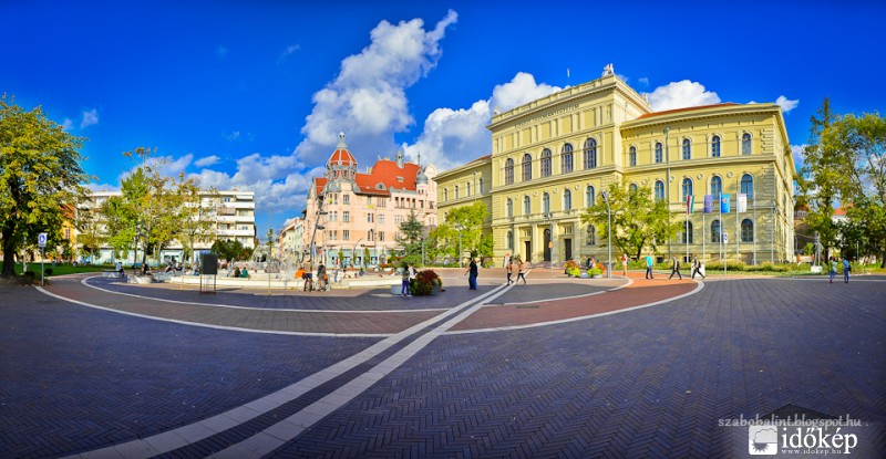 A napsütéses őszi Szeged