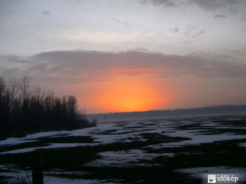 Naplemente Fűzfő felett