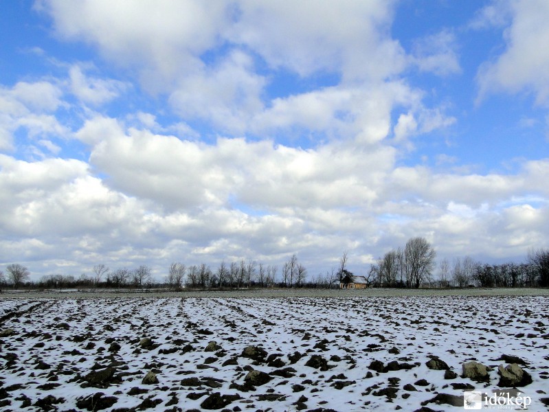 alföldi tanya télen