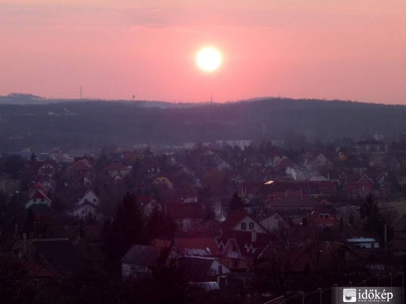 Gödöllői napnyugta