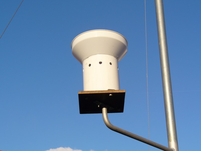 A tölcsér tartója lefestve