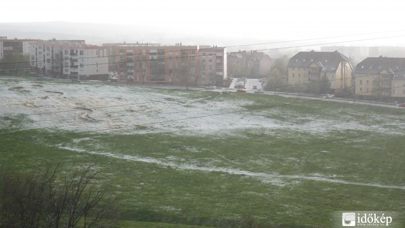 Jégeső Pécs
