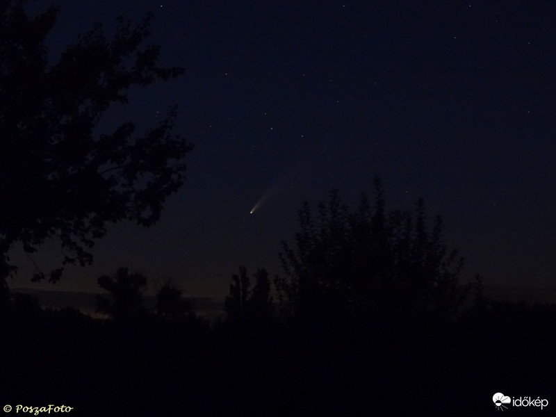 C/2020 F3 (NEOWISE) üstökös a ma esti égen