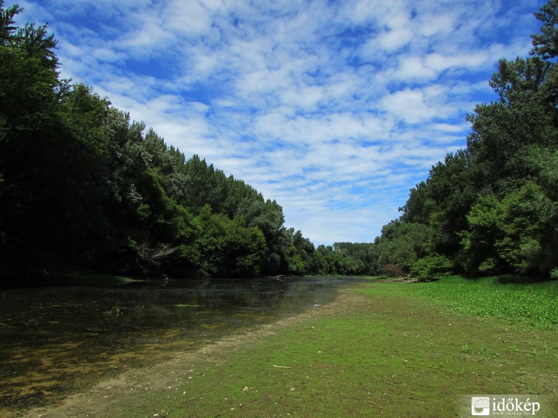 Alacsony vízállás a Dunán