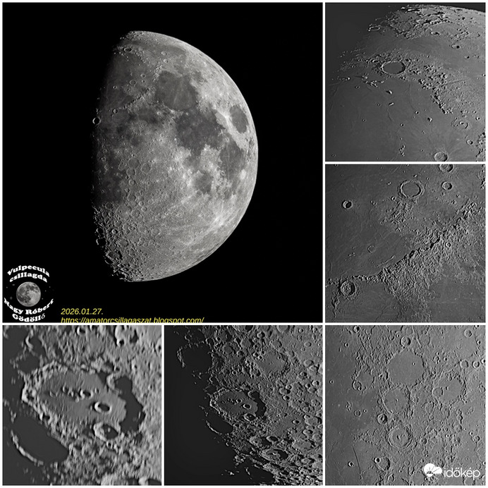 Rövid séta január 27-én kísérőnk felszínen.