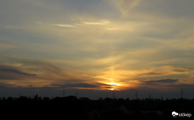 Felhők mögül mutatkozó