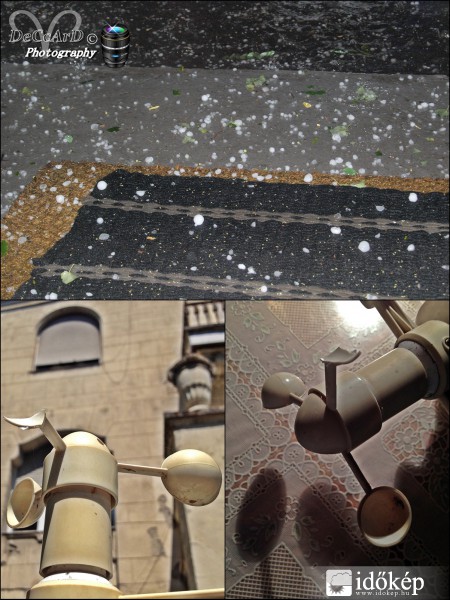 Oregon Scientific WMR100 szélmérőt szét törte a jég. 