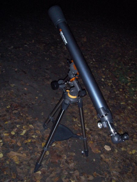 celestron AstroMaster 70 EQ (21062) 70mm esti észlelés