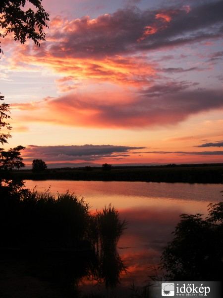 A Cibakházi Holt-Tisza felett
