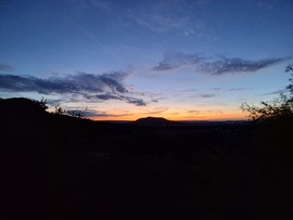 Naplemente után