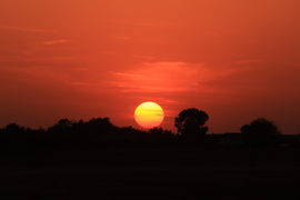 Naplemente a pusztán! 