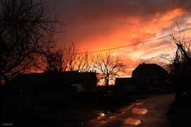 Eső utáni naplemente! 