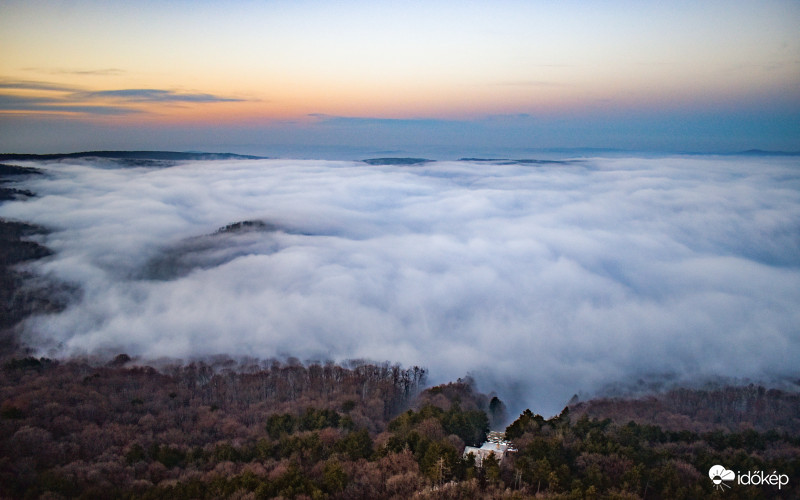 Mecsek tv toronyból ködpaplan