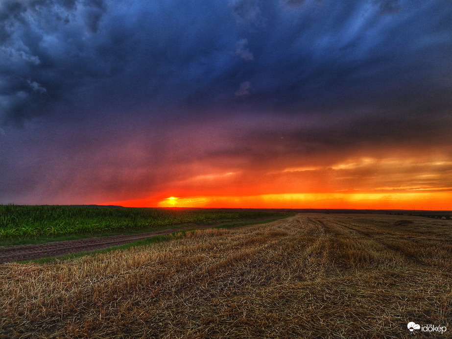 Zivataros naplemente