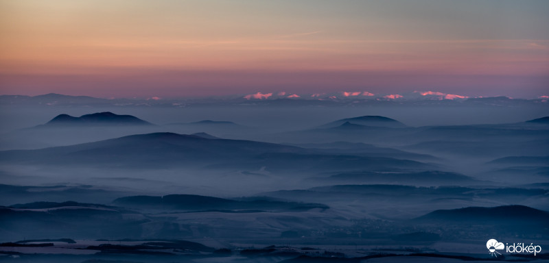 Első sugarak az Alacsony-Tátra gerincein