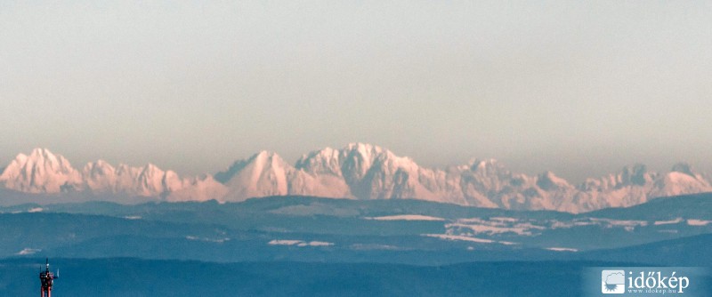 Gerlachfalvi-csúcs a Pilis-Tetőről