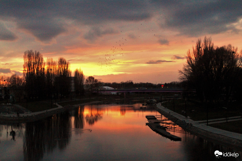 naplemente színesben