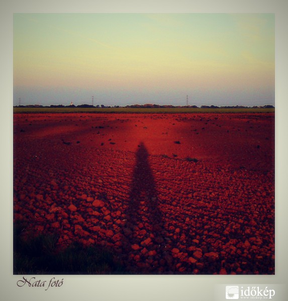 Sunset Shadow Woman
