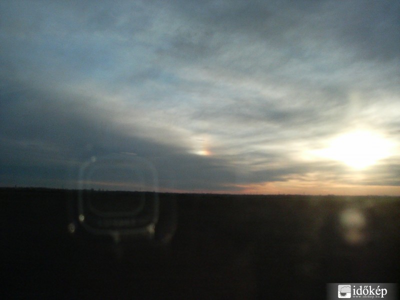 száguldó vonatból