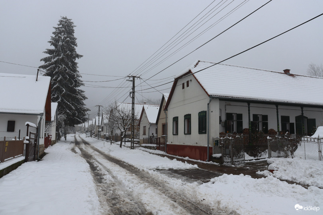 15-20cm hóban túra a Mecsekben