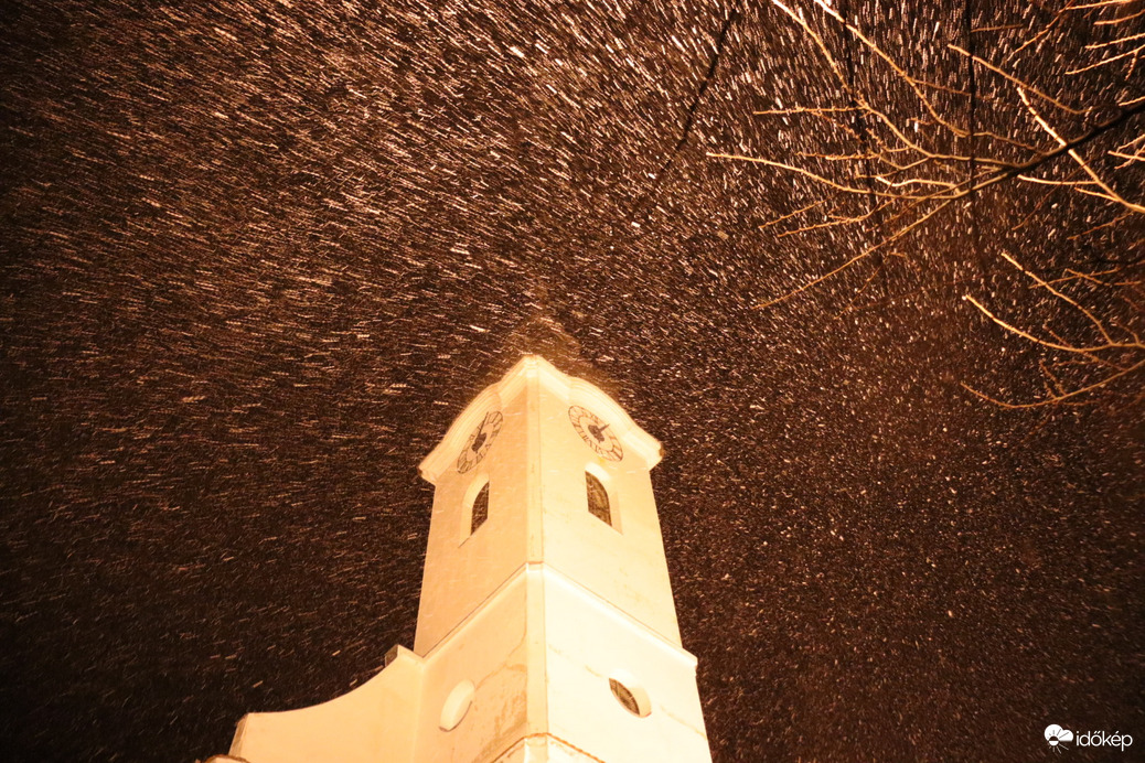 Intenzív havazás Závodon 7