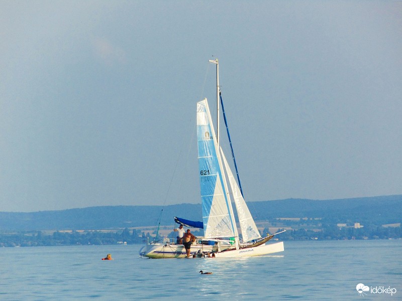 Vitorlás a Balatonon