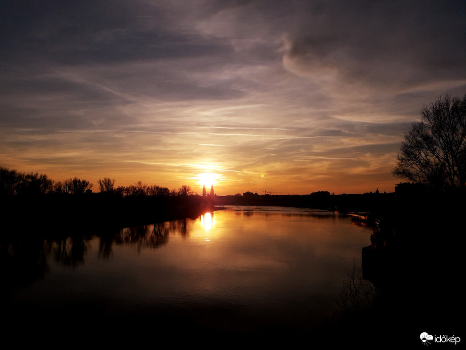 Naplemente Szeged.