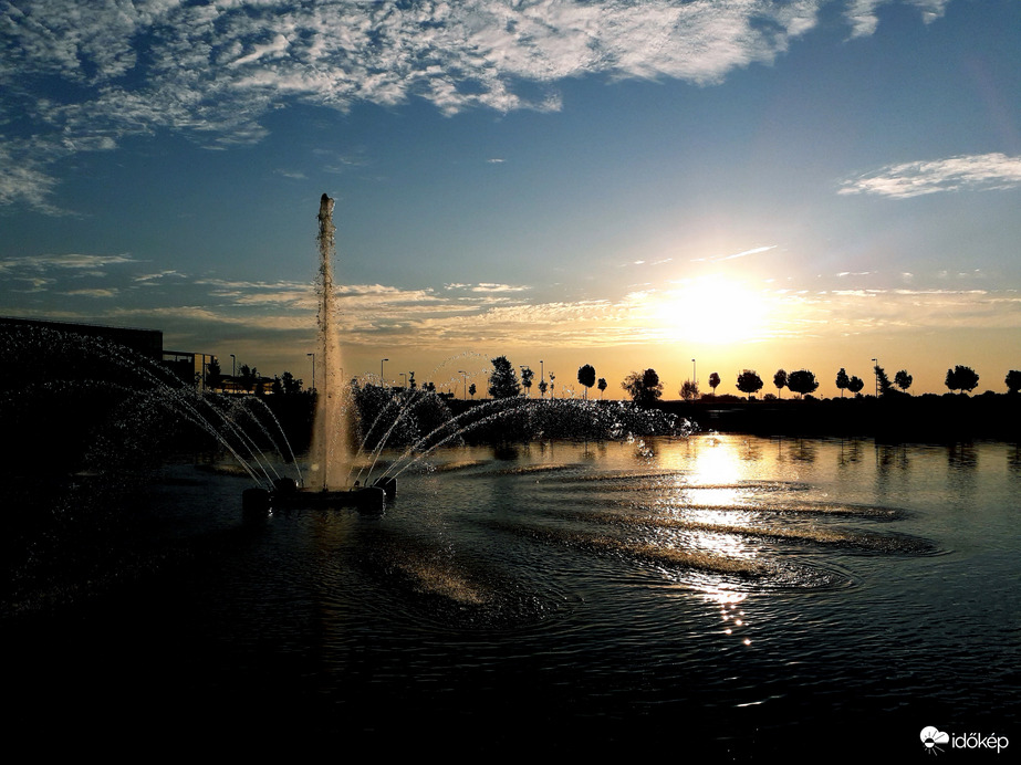 Szeged reggel.