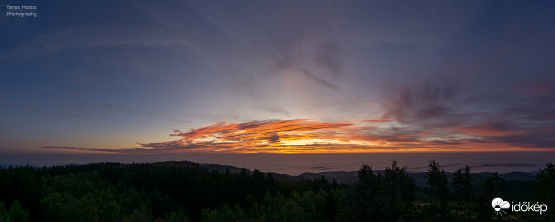 Írott-kő kilátóból.