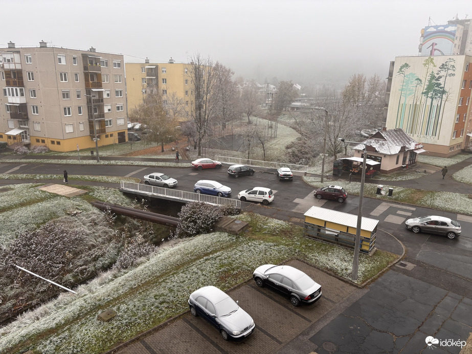 Első hópelyhek Kazincbarcikán