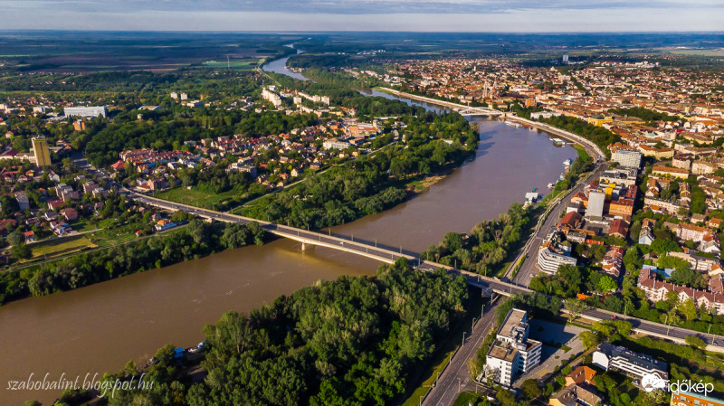 A kanyargó Tisza Szegednél