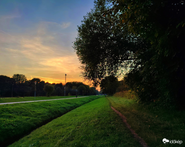 Rákos-patak_ naplemente színei