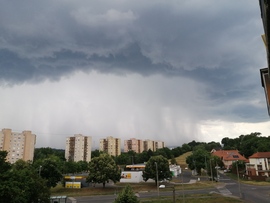 Miskolc vihar közelg