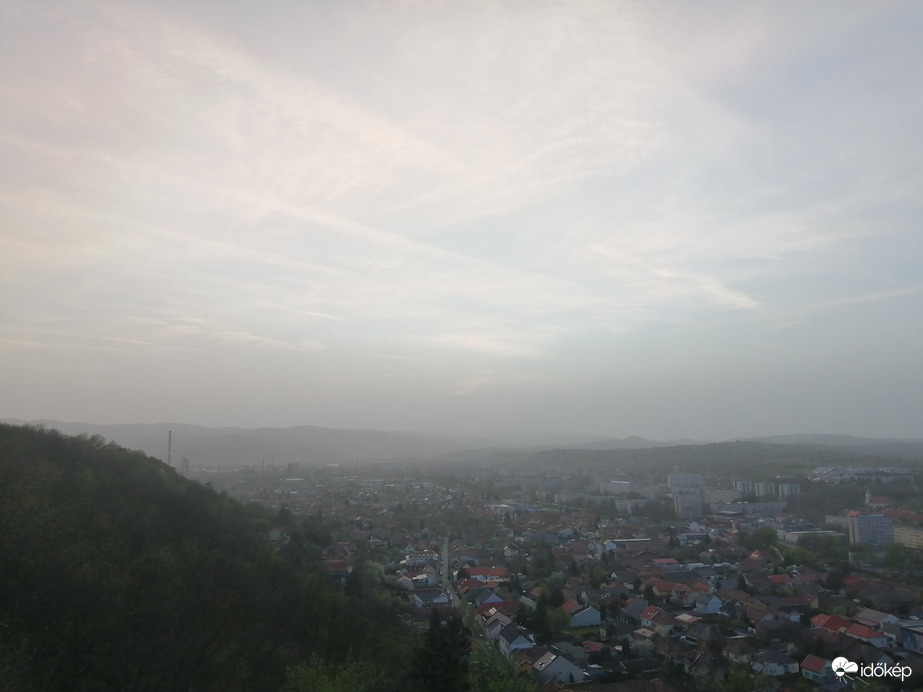 Sivatagi por Miskolc felett