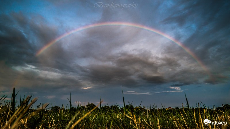 Szivárvány Balassagyarmat felett