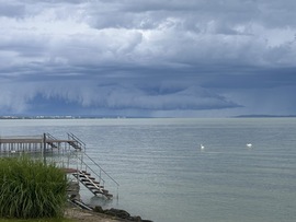 Balatonvilágos vihar elott