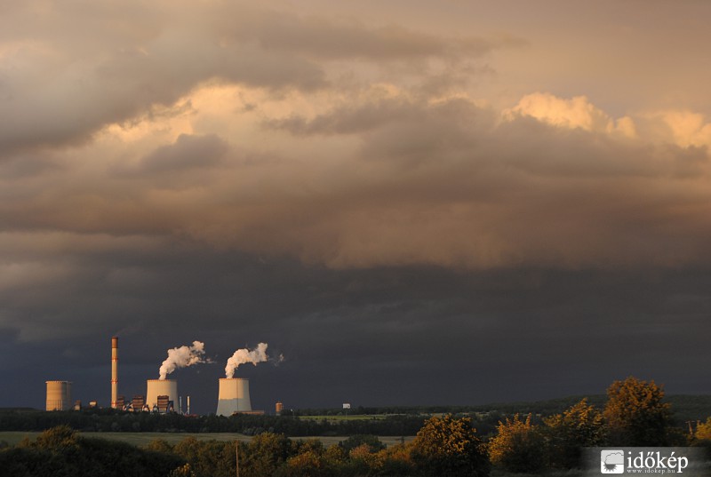 Hidegfront felhőzete 2014. 08.27-én