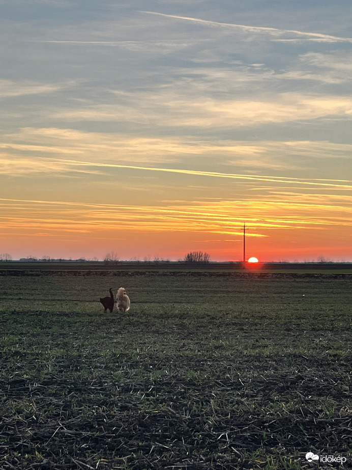 Séta a napnyugtában