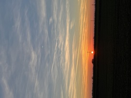 A tavasz első napnyugtája