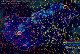 szélmaximumok