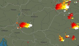 Forrás: blitzortung.org