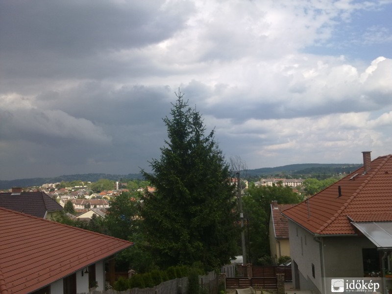 vihar közelít zalaegerszeg fölé 